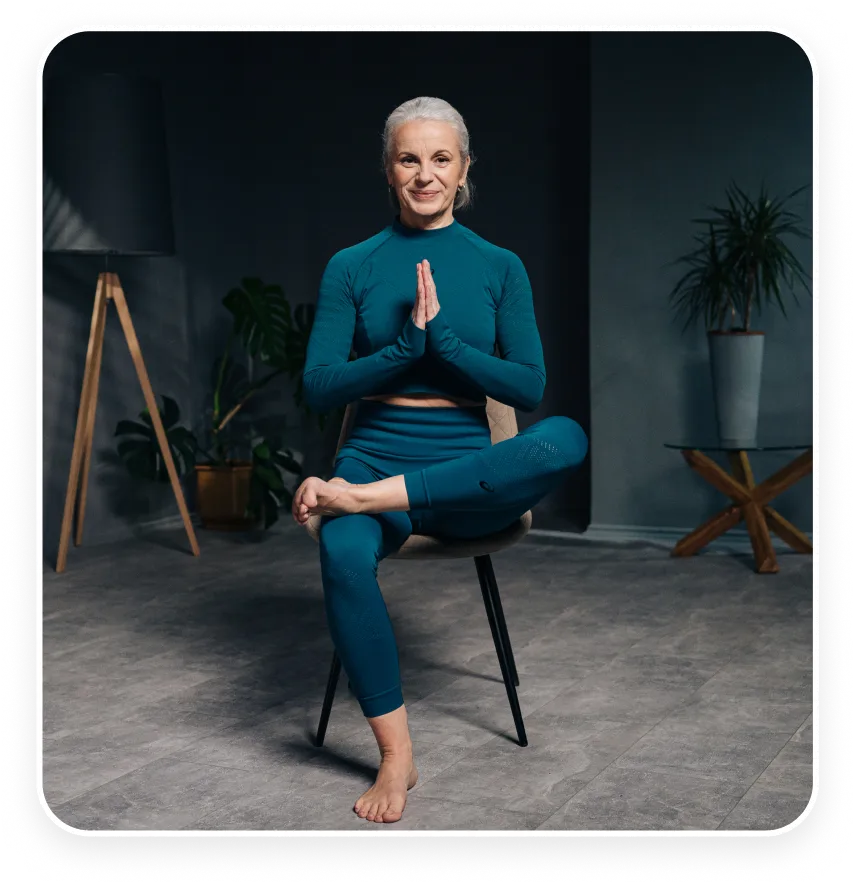 YOGA NA CADEIRA